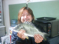 人生初のキビレです!!とのこと。